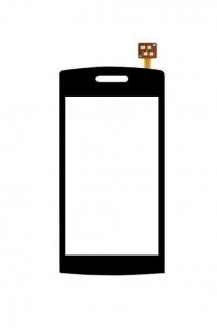 Touch Screen Digitizer For Lg Gm360 Viewty Snap Black By - Maxbhi.com
