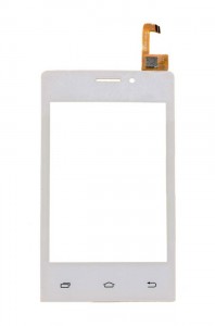 Touch Screen Digitizer For Intex Aqua V4 Silver By - Maxbhi Com