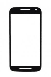 Replacement Front Glass For Motorola Moto G 3rd Gen Black By - Maxbhi.com