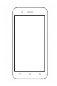 Replacement Front Glass For Lava Iris Atom 2 White By - Maxbhi.com