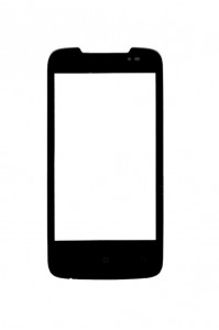 Replacement Front Glass For Lenovo A390 Black By - Maxbhi.com