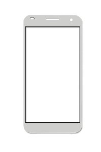 Replacement Front Glass For Huawei Ascend G7 Silver By - Maxbhi.com