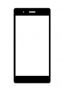 Replacement Front Glass For Lava Iris X10 Black By - Maxbhi.com