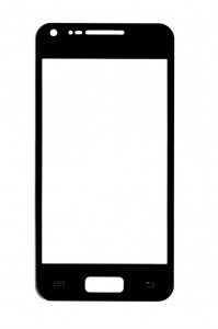 Replacement Front Glass For Samsung Galaxy S Advance Black By - Maxbhi.com