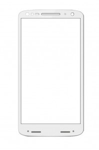 Replacement Front Glass For Motorola Droid Turbo 2 White By - Maxbhi.com