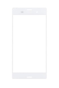 Replacement Front Glass For Sony Xperia Z3 Dual White By - Maxbhi.com