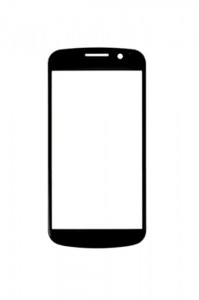 Replacement Front Glass For Samsung Google Nexus S 4g Sphd720 Black By - Maxbhi.com