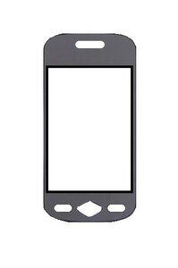 Replacement Front Glass For Samsung A886 Forever White By - Maxbhi.com