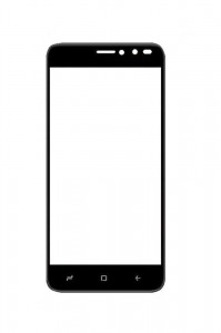 Touch Screen Digitizer For Intex Aqua Lions X1 Black By - Maxbhi.com