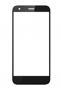 Replacement Front Glass For Zte Blade A512 Black By - Maxbhi.com
