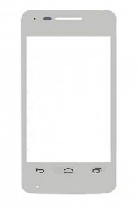 Replacement Front Glass For Alcatel One Touch Pixi 4007d White By - Maxbhi.com