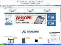 How to make new order on Maxbhi.com Step 2