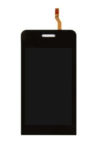 Lcd With Touch Screen For Samsung S7230e Wave 723 White By - Maxbhi.com