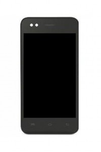 Lcd With Touch Screen For Lava A50 Black By - Maxbhi.com
