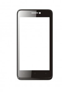 Replacement Front Glass For Spice Mi492 Stellar Virtuoso Pro Plus Black By - Maxbhi.com