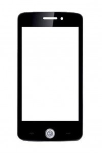 Replacement Front Glass For Iball Andi Uddaan Black By - Maxbhi.com