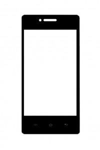 Replacement Front Glass For Iball Andi4 B20 Black By - Maxbhi.com