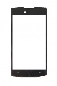 Replacement Front Glass For Oppo R817 Real Black By - Maxbhi.com