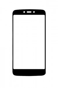 Replacement Front Glass For Moto C Plus Gold By - Maxbhi.com