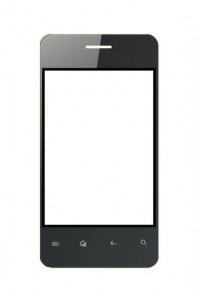 Replacement Front Glass For Rage Satin Plus Black By - Maxbhi.com