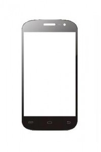 Replacement Front Glass For Sansui Sa41 Black By - Maxbhi.com