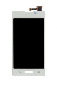 Lcd With Touch Screen For Lg Optimus L5 Ii E460 White By - Maxbhi.com