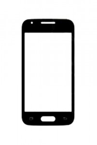 Replacement Front Glass For Samsung Galaxy S Duos 3 Black By - Maxbhi.com