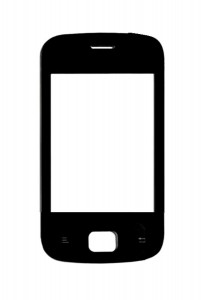Replacement Front Glass For Micromax A25 White By - Maxbhi.com