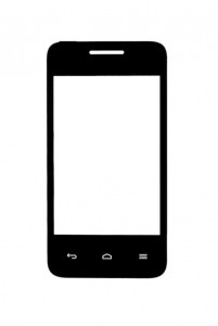 Replacement Front Glass For Huawei Ascend Y220 Black By - Maxbhi.com