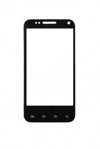 Replacement Front Glass For Samsung Galaxy S Glide Black By - Maxbhi.com