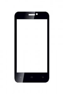 Replacement Front Glass For Iball Andi 4v Black By - Maxbhi.com