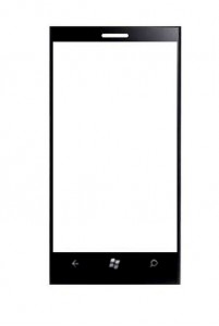 Replacement Front Glass For Dell Lightning White By - Maxbhi.com