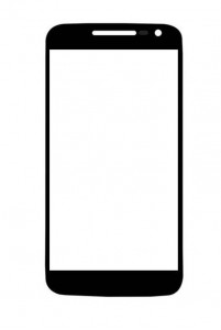 Replacement Front Glass For Moto G4 Play Black By - Maxbhi.com