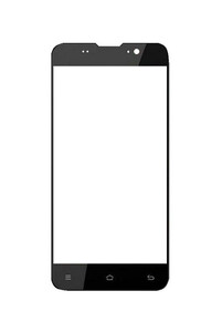 Replacement Front Glass For Lemon Aspire A4 Full Hd White By - Maxbhi.com