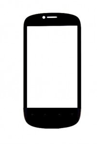 Replacement Front Glass For Huawei U8850 Vision Black By - Maxbhi.com