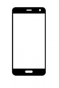 Replacement Front Glass For Wammy Titan 4 White By - Maxbhi.com