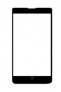 Replacement Front Glass For Zte Open C White By - Maxbhi.com