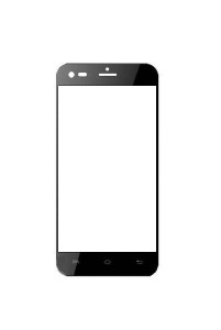 Replacement Front Glass For Lava Iris 705 Black By - Maxbhi Com