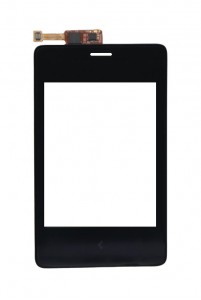 Touch Screen Digitizer For Nokia Asha 502 Dual Sim White By - Maxbhi Com