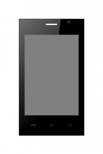 Lcd With Touch Screen For Lava Flair E1 Black By - Maxbhi.com