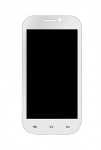 Lcd With Touch Screen For Ambrane A55 White By - Maxbhi.com