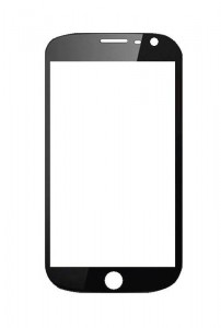 Replacement Front Glass For Videocon A45 Black By - Maxbhi.com