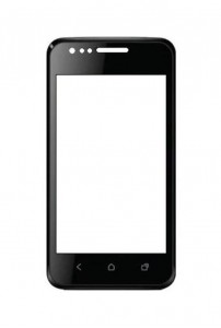 Replacement Front Glass For Karbonn A2 Plus Black By - Maxbhi.com