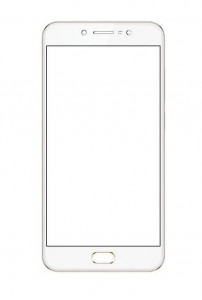 Replacement Front Glass For Vivo Y67 Gold By - Maxbhi.com