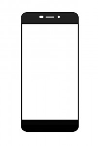Replacement Front Glass For Panasonic Eluga Pulse Grey By - Maxbhi.com