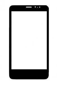 Replacement Front Glass For Tvc Nuclear Sx 5i Black By - Maxbhi.com