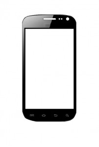 Replacement Front Glass For Samsung Exhilarate Black By - Maxbhi.com