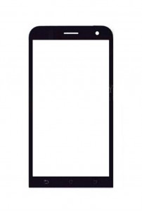 Replacement Front Glass For Asus Zenfone 2e Black By - Maxbhi.com