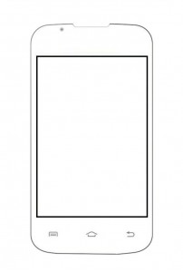 Replacement Front Glass For Videocon Infinium X30 White By - Maxbhi.com