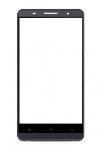 Replacement Front Glass For Posh Icon Hd X551 Black By - Maxbhi.com